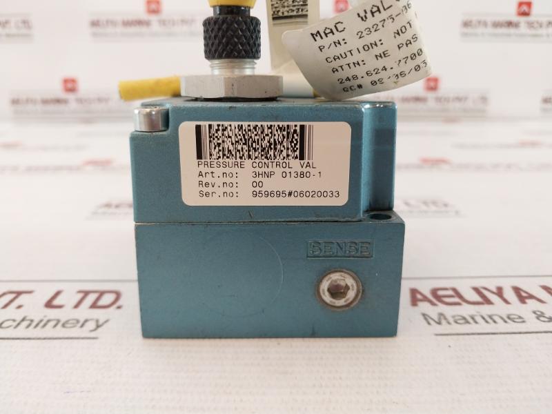 Mac Ppc5C-aaa-agaa-bbb-f0 Pressure Control Valve 0-100 Psi 4A 300V