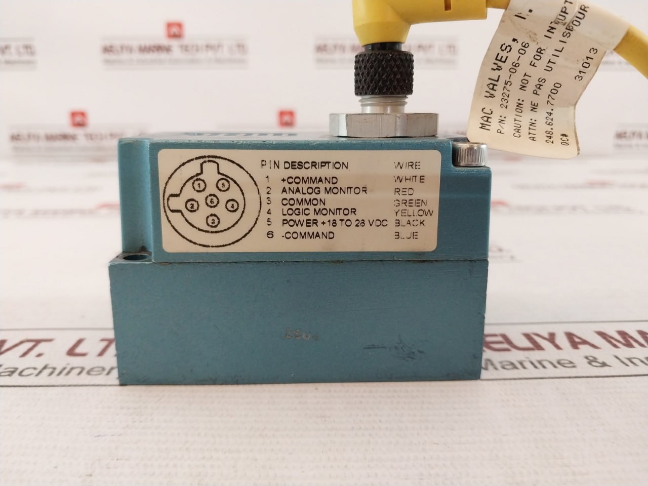 Mac Ppc5C-aaa-agaa-bbb-f0 Pressure Control Valve 0-10V Sgl 0-100 Psi Ea54 4A 300V
