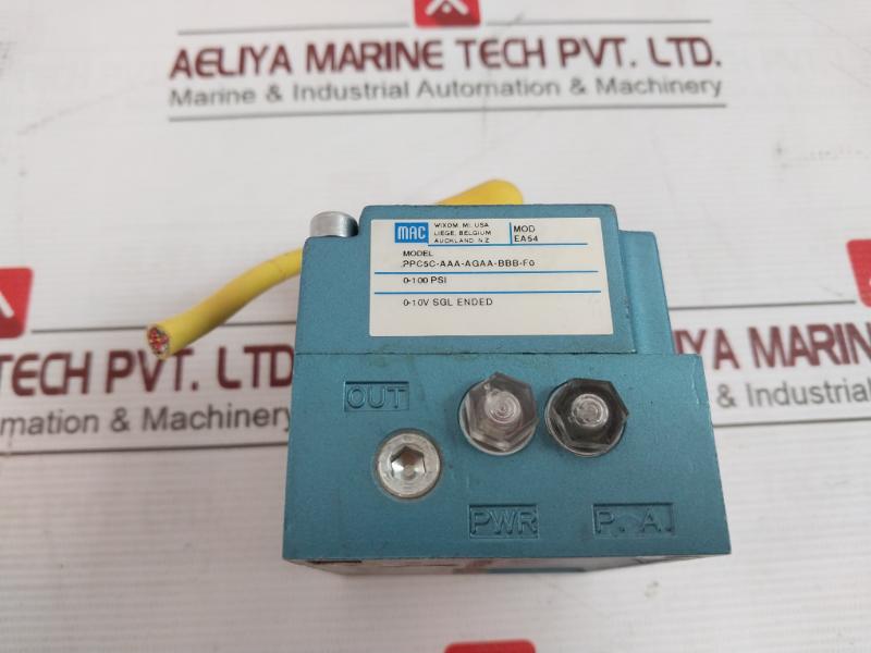 Mac Ppc5C-aaa-agaa-bbb-f0 Pressure Control Valve 23275-06-06, 3Hnp 01380-1