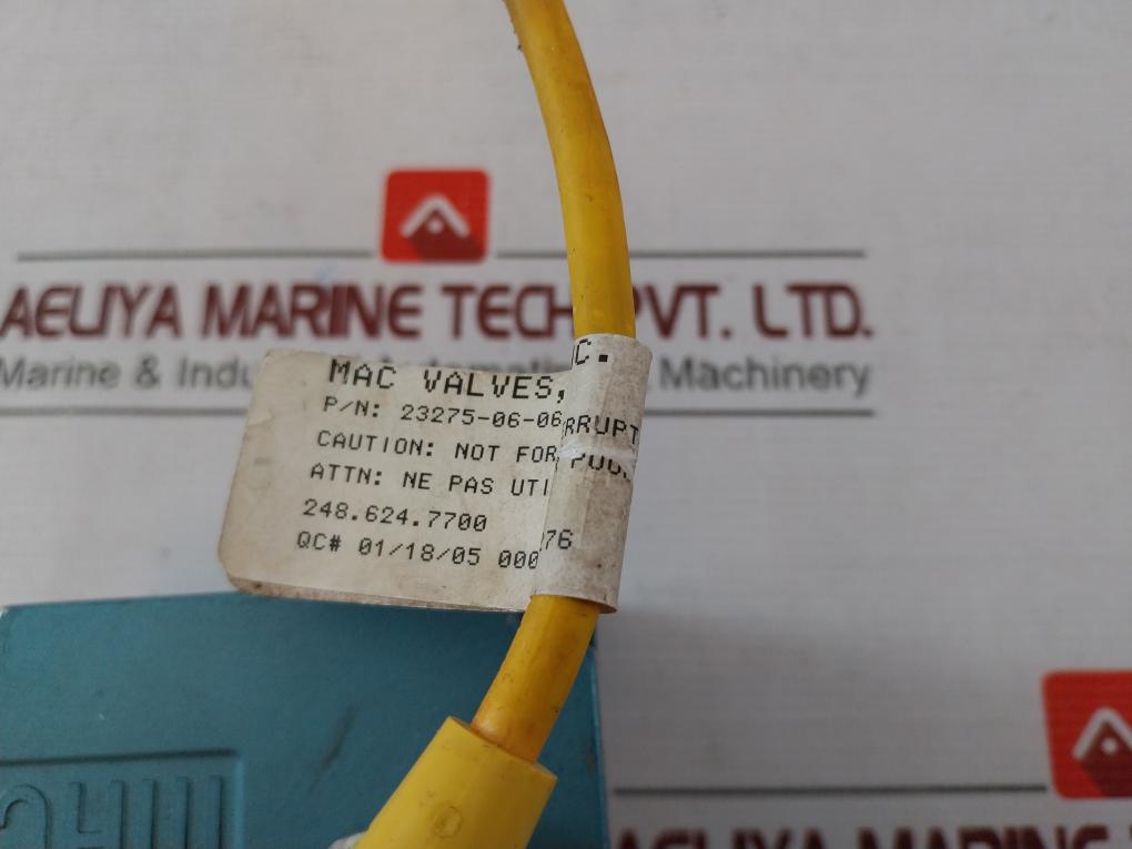 Mac Ppc5C-aaa-agaa-bbb-f0 Pressure Control Valve Rev 3 Rev 2 0-10V Sgl 0-100 Psi