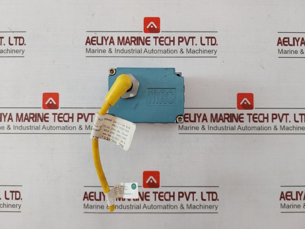 Mac Ppc5C-aaa-agaa-bbb-f0 Pressure Control Valve Rev 3 Rev 2 0-10V Sgl 0-100 Psi
