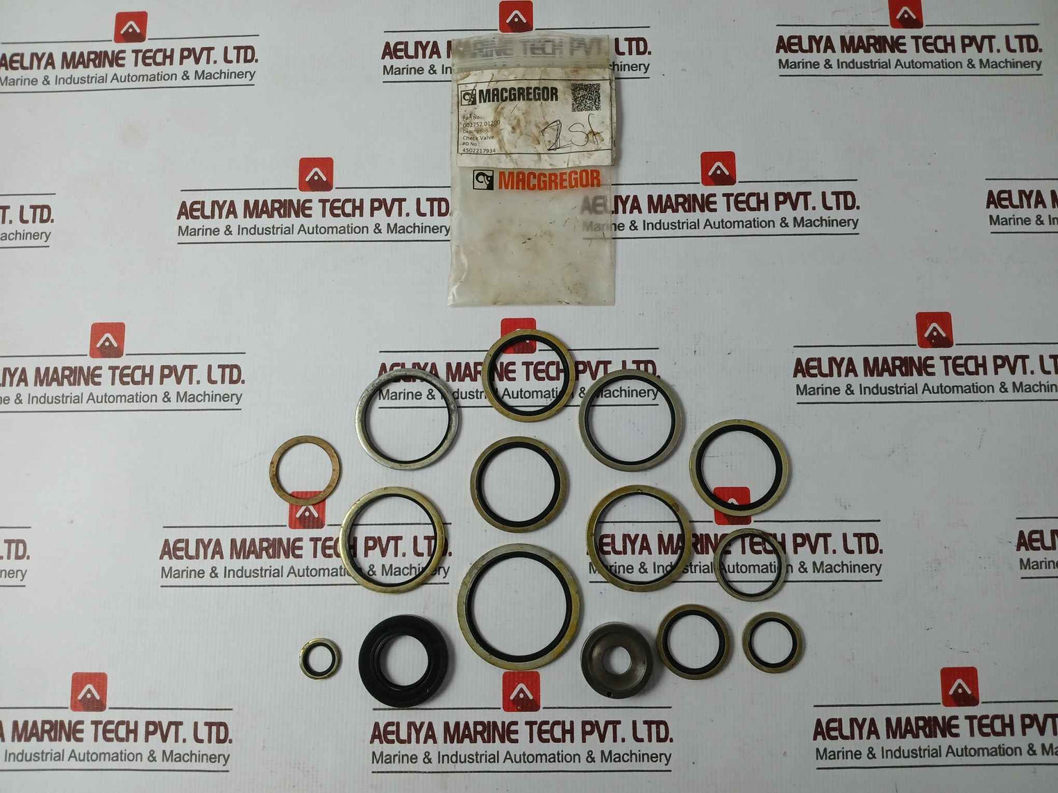 Macgregor 1074706.001 O-ring, Bushing, Check Valve, Studs, Screws, Washer Set