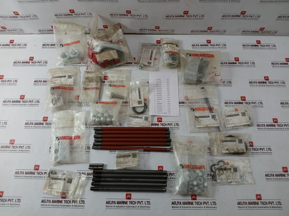 Macgregor 1074706.001 O-ring, Bushing, Check Valve, Studs, Screws, Washer Set