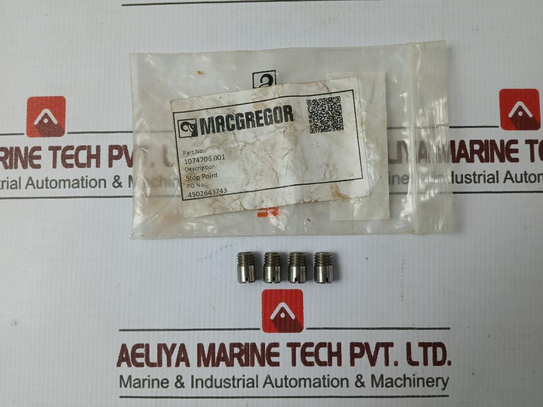 Macgregor 1074706.001 O-ring, Bushing, Check Valve, Studs, Screws, Washer Set