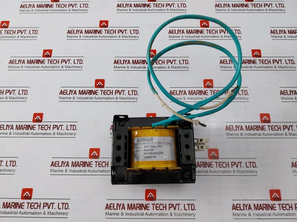 Macgregor 414 1226-801 Crown Steam Transformer 231468518000200