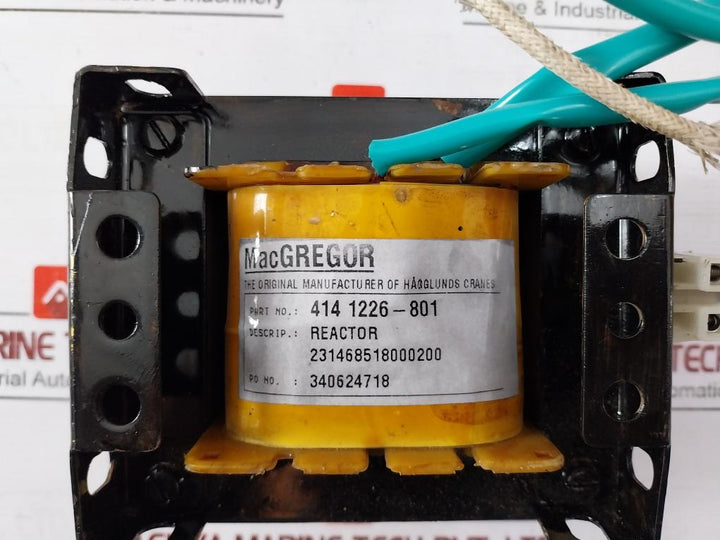 Macgregor 414 1226-801, 231468518000200 Crown Steam Transformer Ei 120