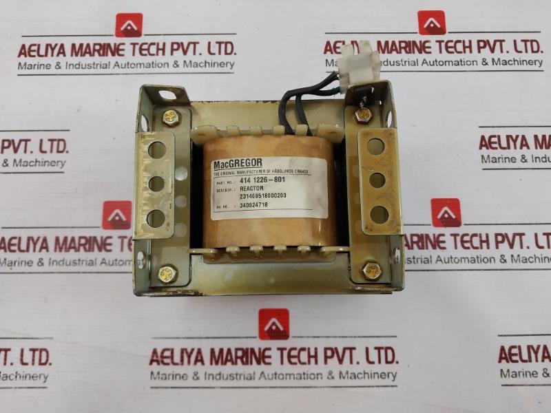 Macgregor 414 1226-801 Crown Steam Transformer Reactor 231468518000200