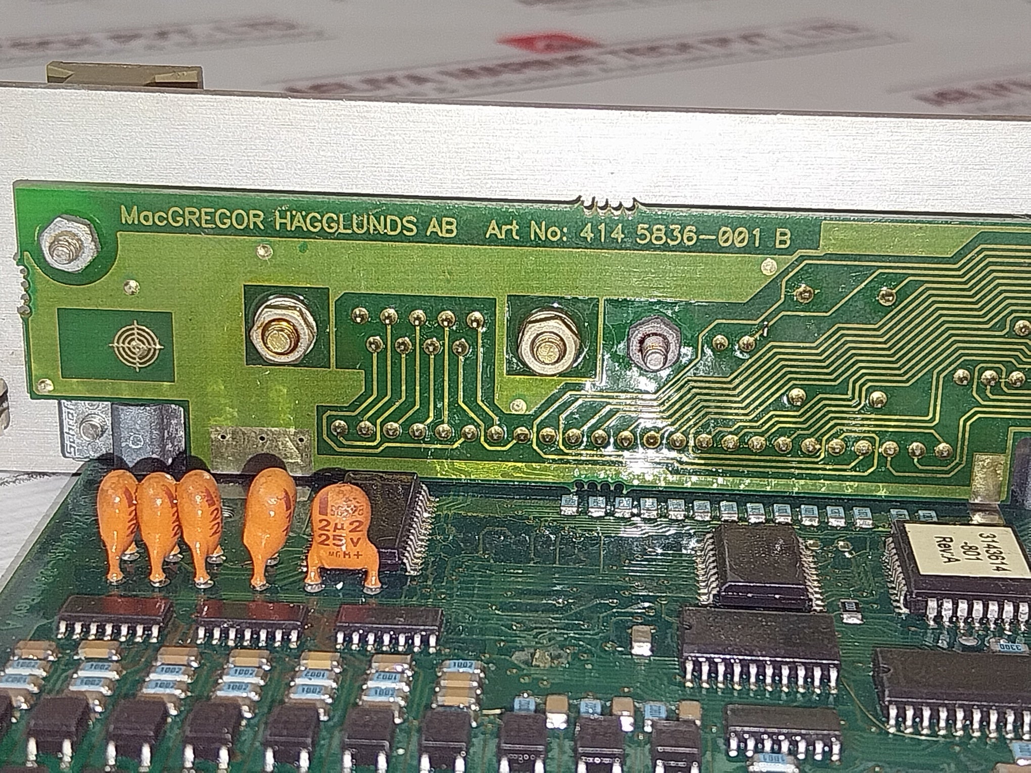 Macgregor 424 0443-001 Printed Circuit Board Module 414 5836-001 B Rev: F