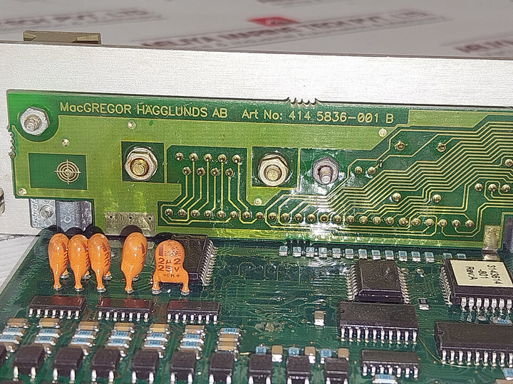 Macgregor 424 0443-001 Printed Circuit Board Module 414 5836-001 B Rev: F