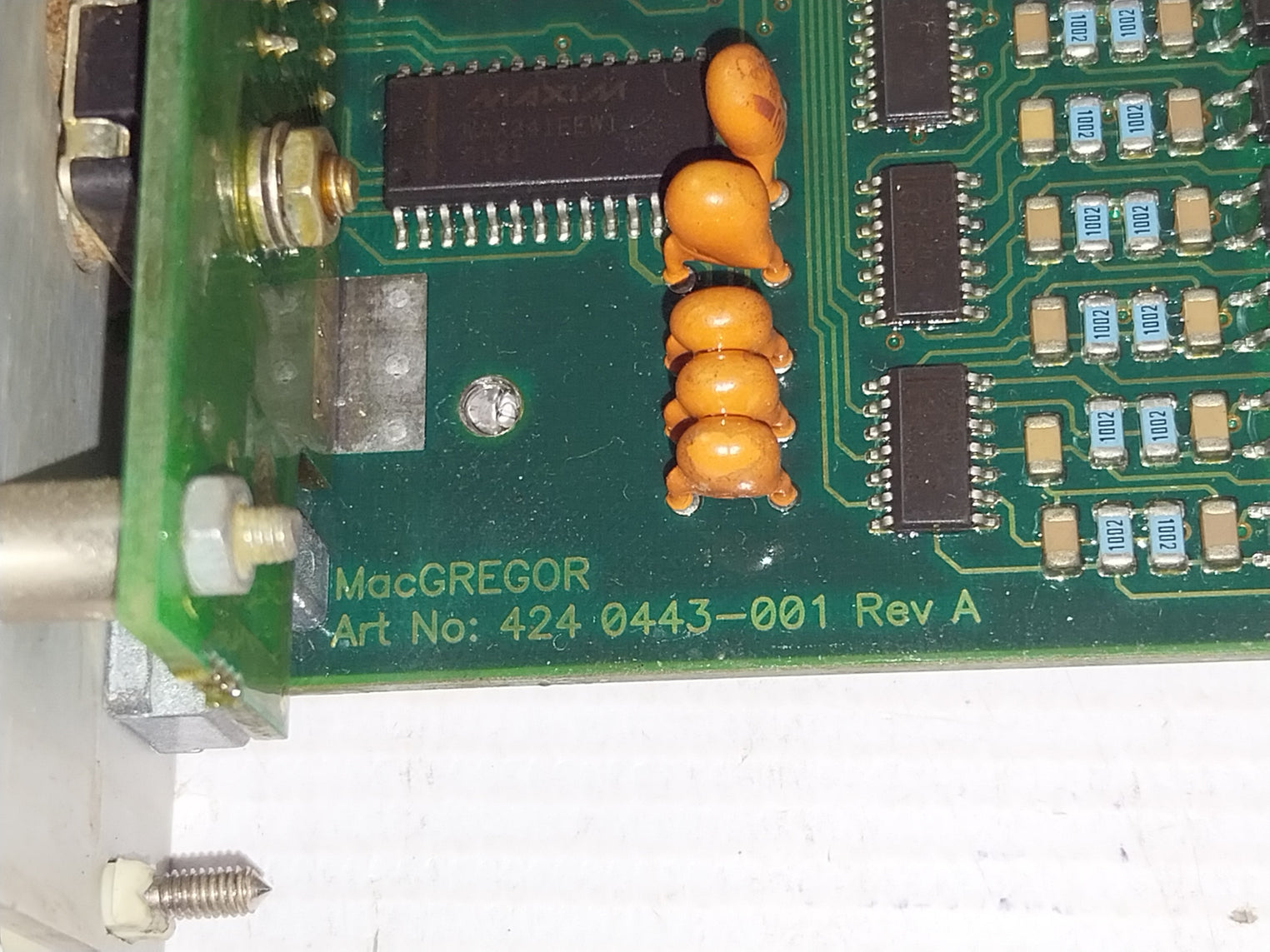 Macgregor 424 0443-001 Printed Circuit Board Module 414 5836-001 B Rev: F