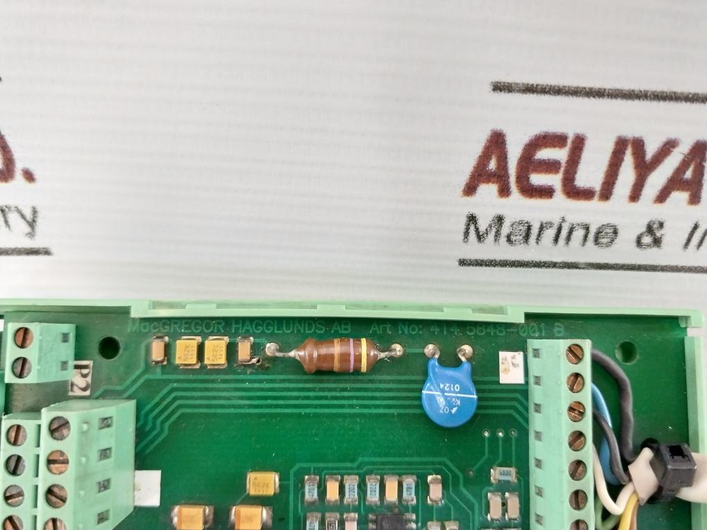 Macgregor Hagglunds 414 5848-001 B Printed Circuit Board Um