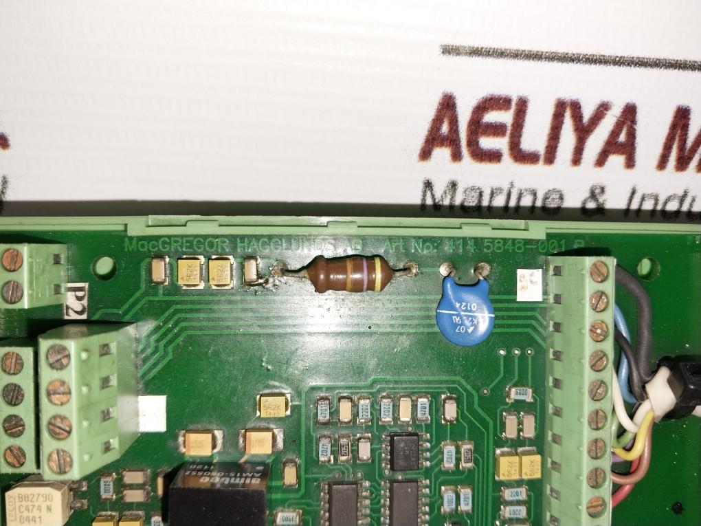 Macgregor Hagglunds 414 5848-001 B Printed Circuit Board Um