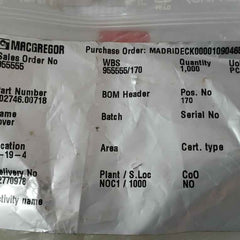 Macgregor Hatch Cover 002746.00718