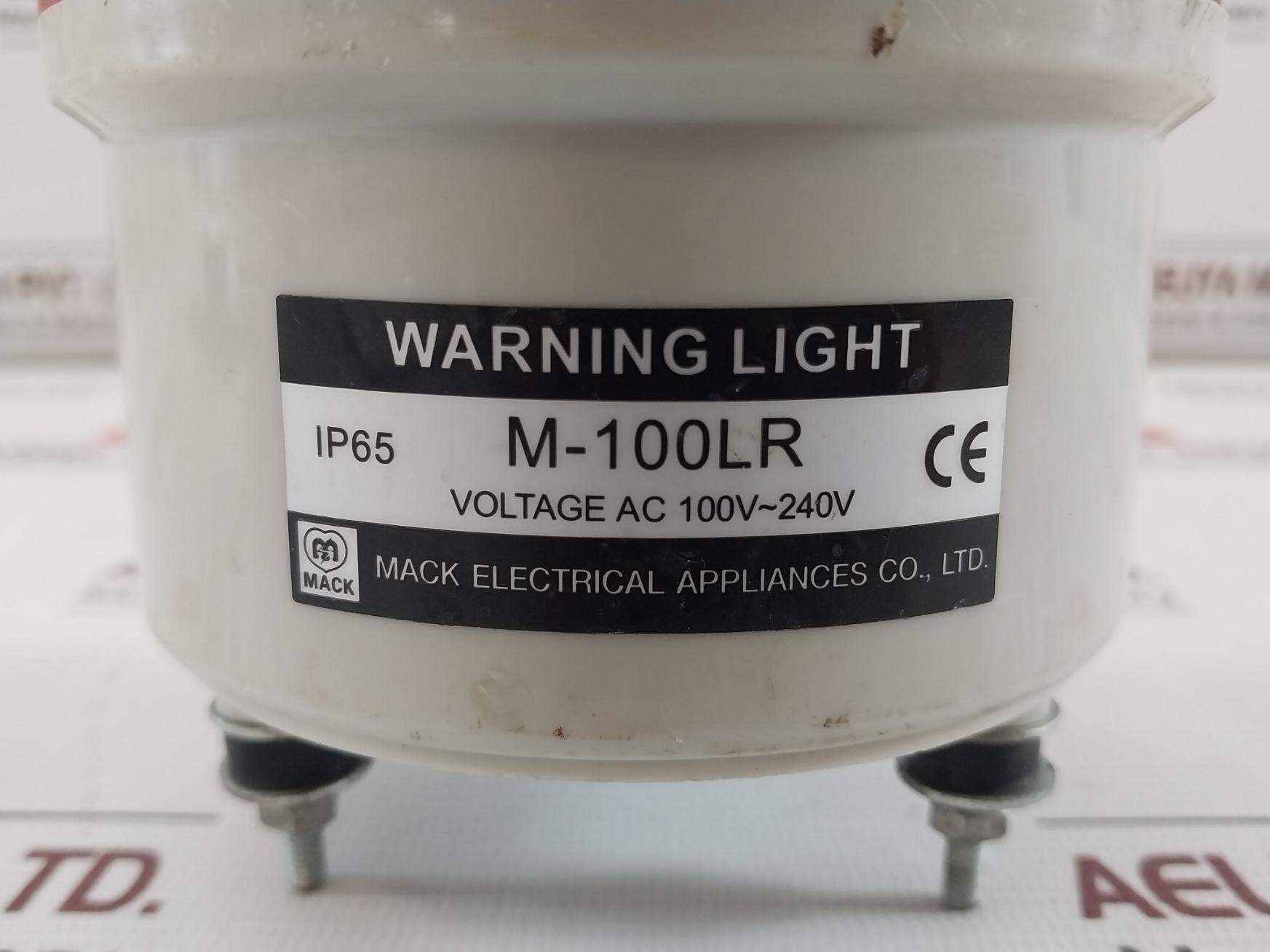 Mack M-100Lr Commercial Warning Light Ac 100V-240V Ip65