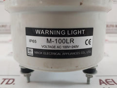 Mack M-100Lr Commercial Warning Light Ac 100V-240V Ip65