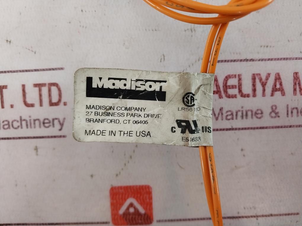 Madison Ms5917 Liquid Level Switch E54633 Rev:H 250 C 200 Psig 240Vac,0.40A