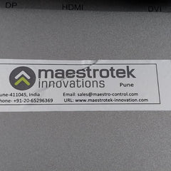 Maestrotek 15” Tft Lcd Touch Display Mipd-a1015-rt 12-24 Vdc