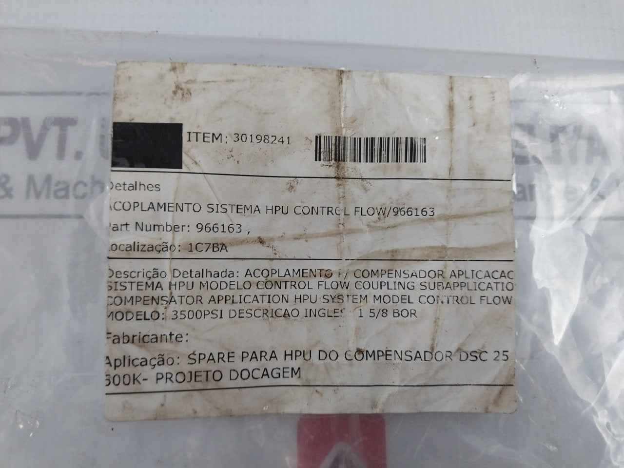 Magnaloy 300 Coupling For Hpu Control Flow System Compensator