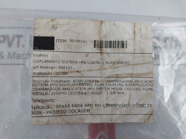 Magnaloy 300 Coupling For Hpu Control Flow System Compensator