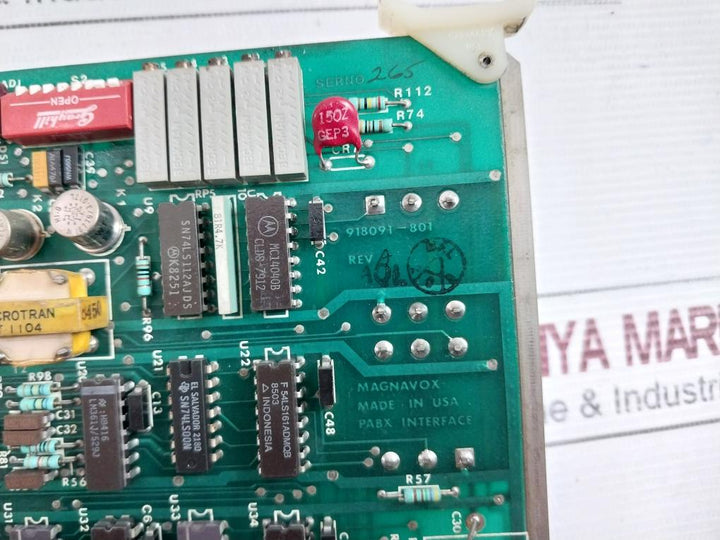 Magnavox 411098-1 Printed Circuit Board Rev: A 918091-801
