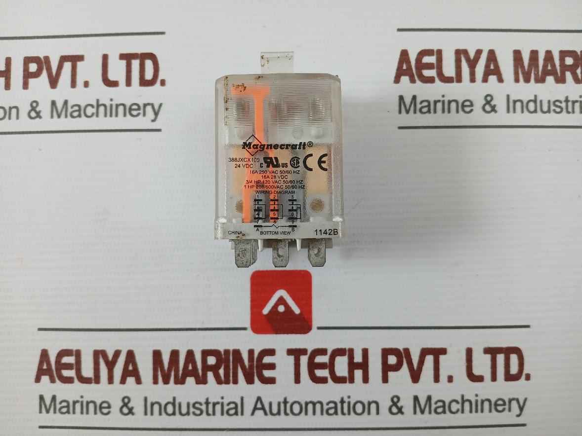 Magnecraft 388Jxcx100 Ingersoll Rand Thermo King Power Relay 0124-036 24 Vdc