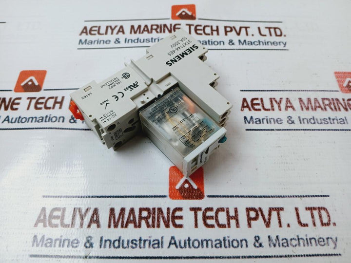Magnecraft 782XDX1M4L-24D Relay with Siemens 3TX7144-4e5 Relay Socket