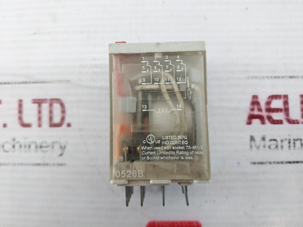 Magnecraft 782Xdx2M4L General Purpose Ice Cube Relay1/3Hp 120Vac