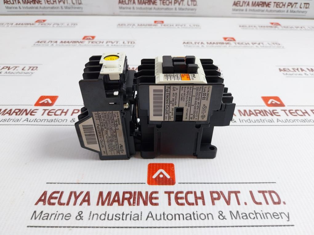 Magnetic-Switch-With-Thermal-Relay-600vac-Max-0-8-1-2a-Rc-By-Fuji-Electric-Sw-03-3h-4