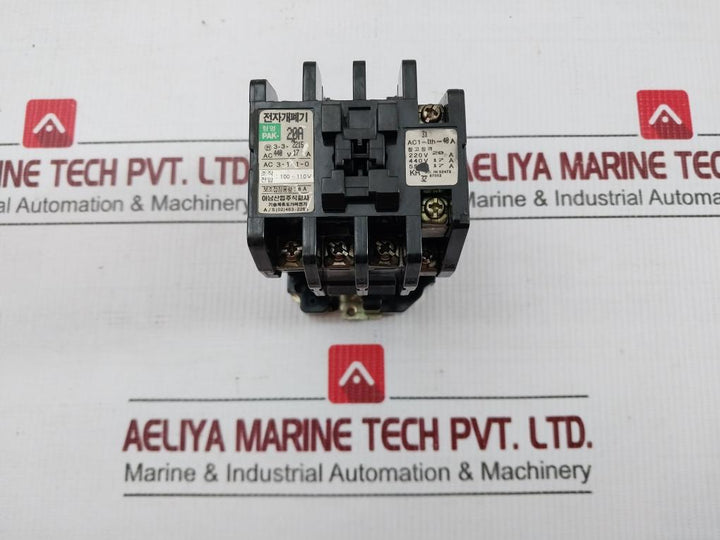 Magnetic Contactor 100-110V/6A Anam Pak 20A