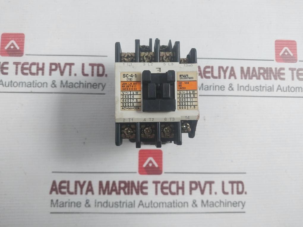 Magnetic Contactor 20A Sc-4-1 Fuji Electric 3Hp 200-220Vac