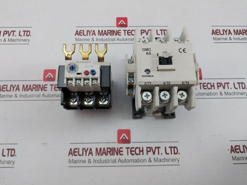Magnetic Contactor And Thermal Overload Relay Dmc65 Dong-a 65A 100V
