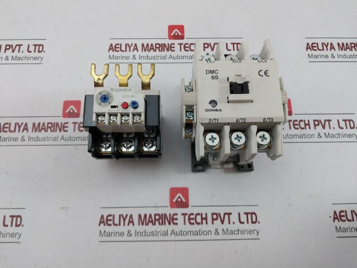 Magnetic Contactor And Thermal Overload Relay Dmc65 Dong-a 65A 100V