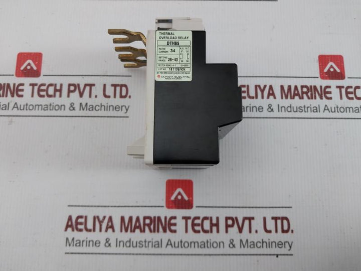 Magnetic Contactor And Thermal Overload Relay Dmc65 Dong-a 65A 100V