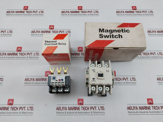 Magnetic Contactor And Thermal Overload Relay Dmc65 Dong-a 65A 100V