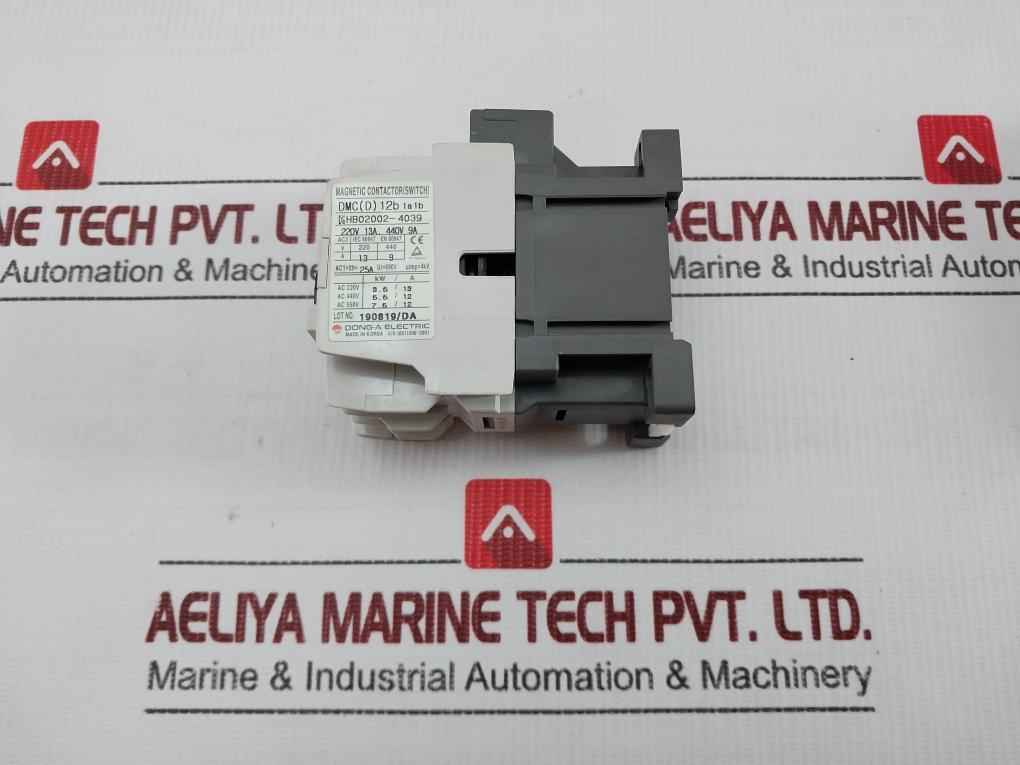 Magnetic Contactor Dmc(D)12B 1A1B Dong-a Electric Ac 200-220V 50/60Hz