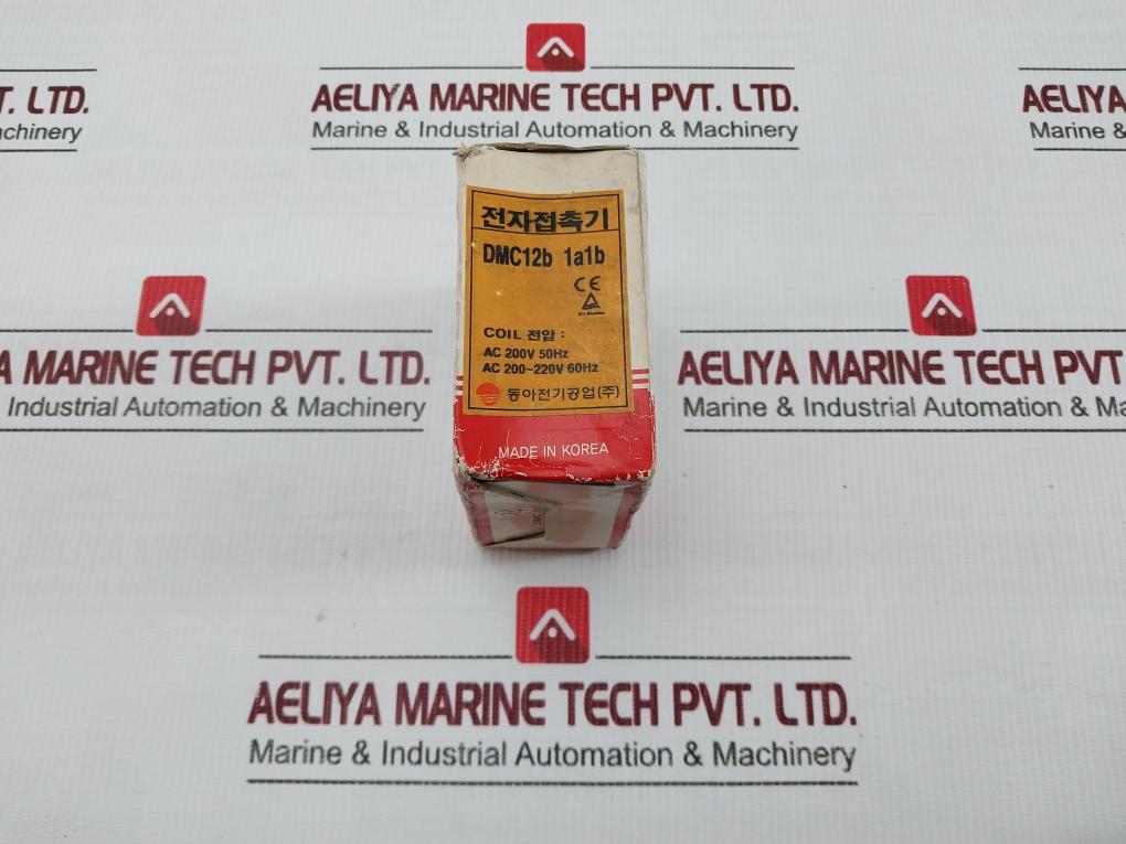 Magnetic Contactor Dmc(D)12B 1A1B Dong-a Electric Ac 200-220V 50/60Hz