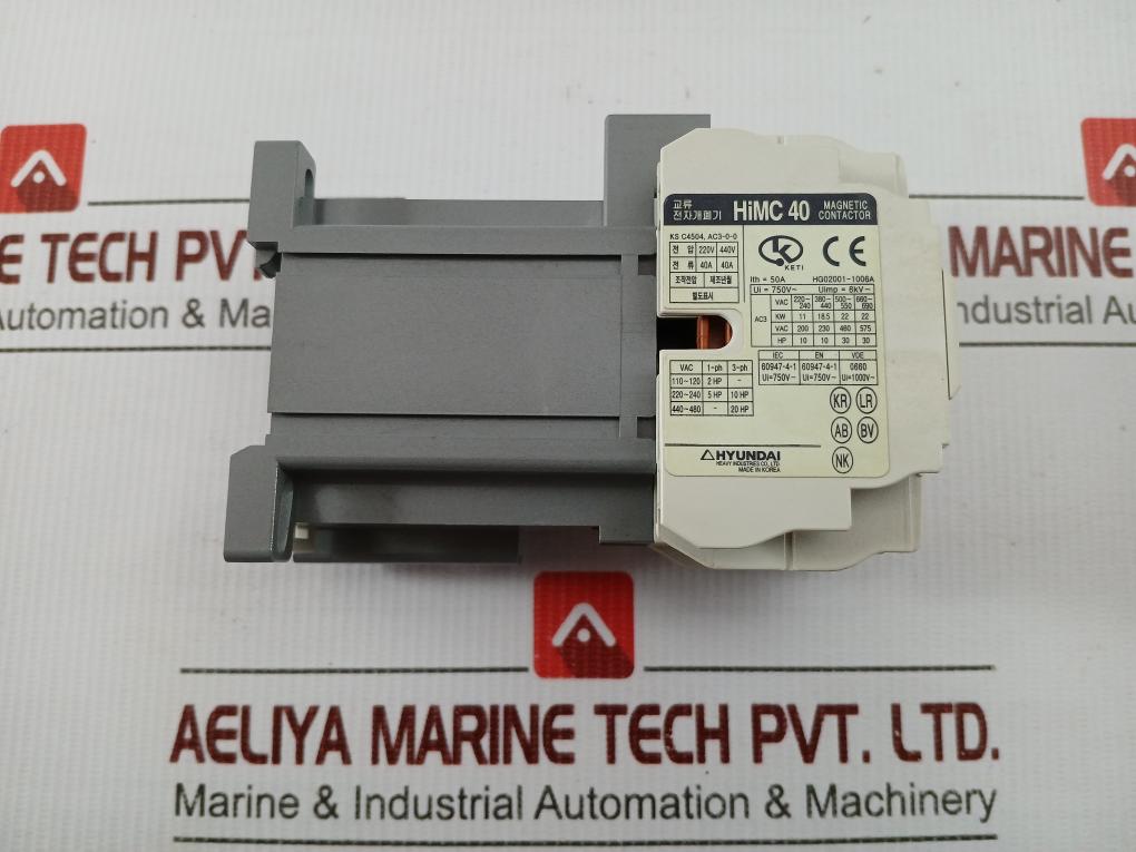 Magnetic Contactor Himc 40 Hyundai 220V 440V