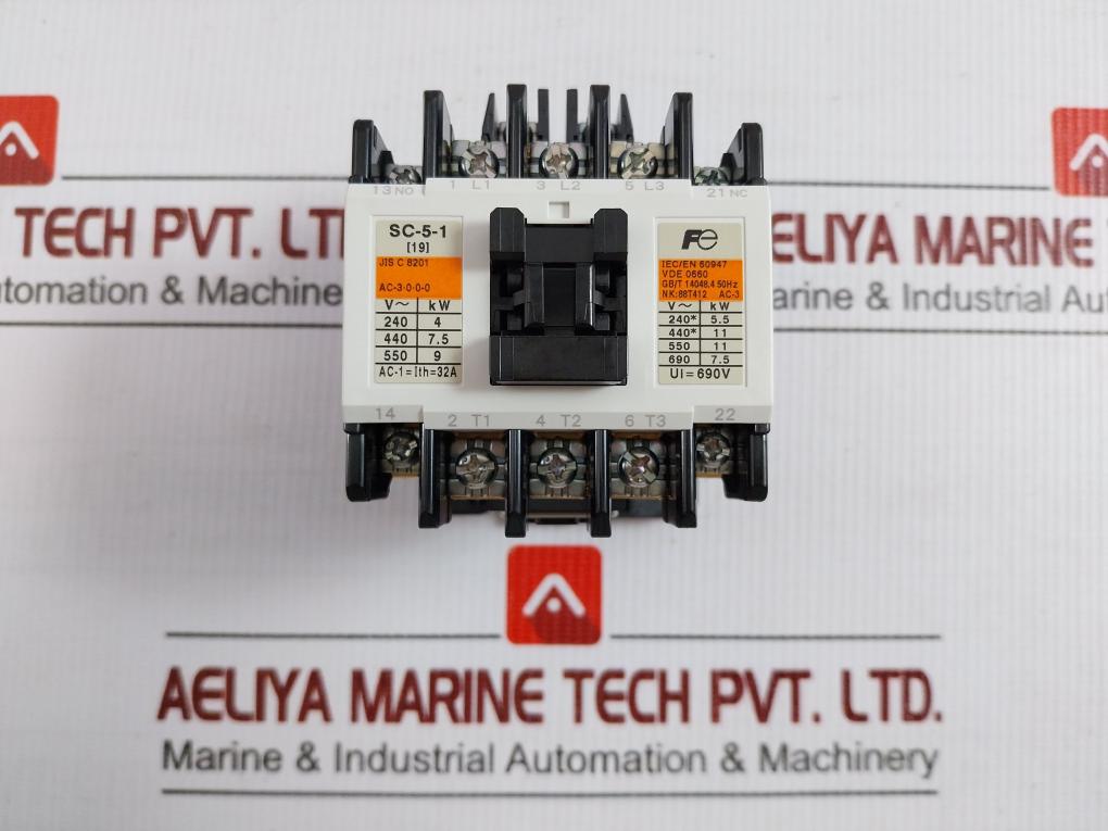 Magnetic Contactor Sc-5-1 [19] Fuji Electric 380-400V 50Hz