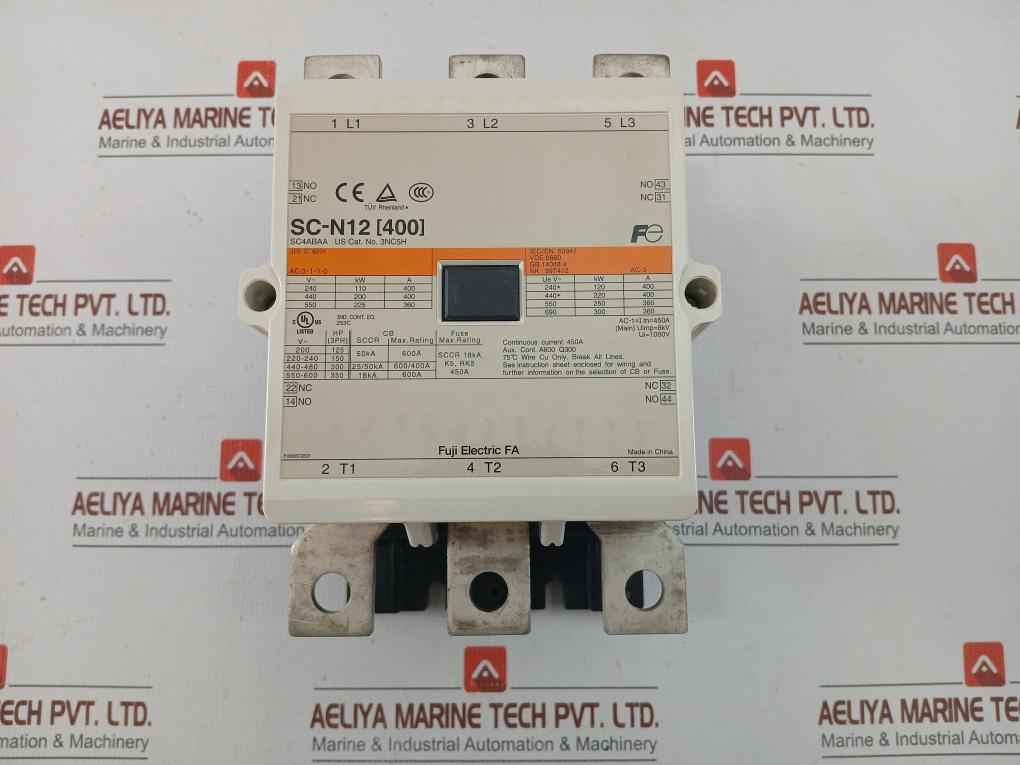 Magnetic Contactor Sc-n12 [400] Fuji Electric 50/60Hz