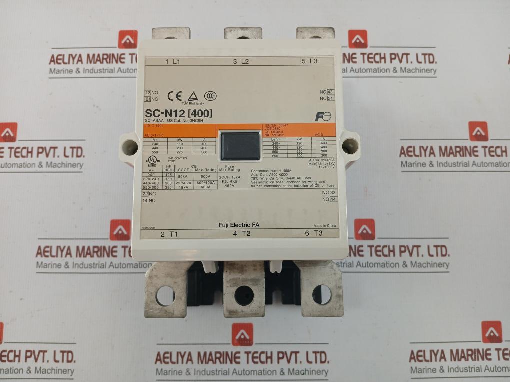 Magnetic Contactor Sc-n12 [400] Fuji Electric 50/60Hz