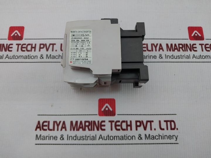 Magnetic Contactor Switch Dmc(D)32B 2A2B Dong-a Electric 690V/50A