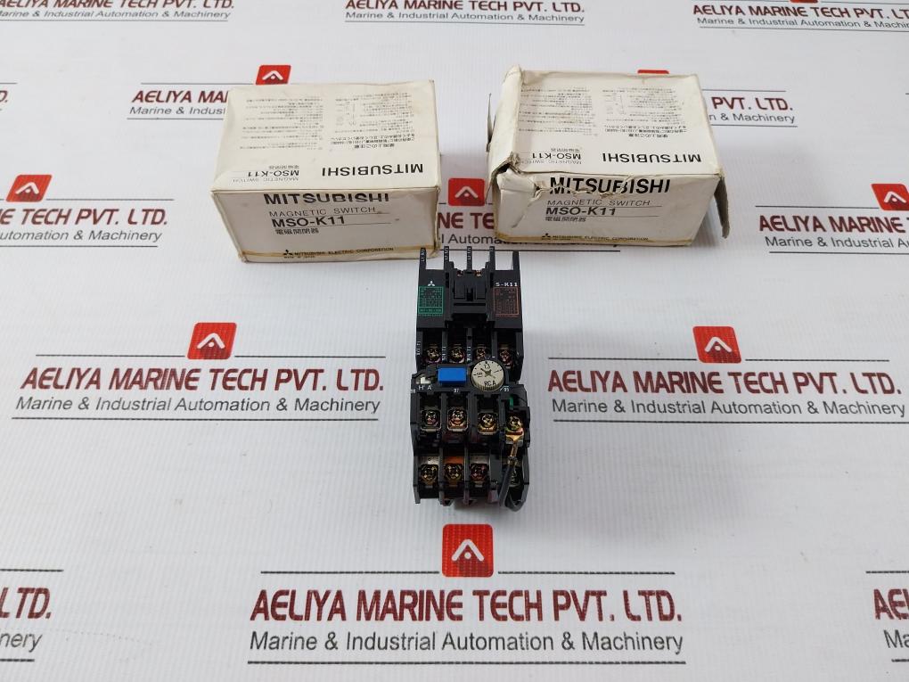 Magnetic Contactor With Thermal Overload Relay Mso-k11 Mitsubishi Electric