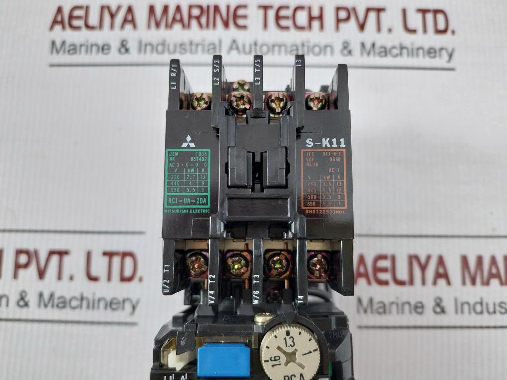 Magnetic Contactor With Thermal Overload Relay Mso-k11 Mitsubishi Electric