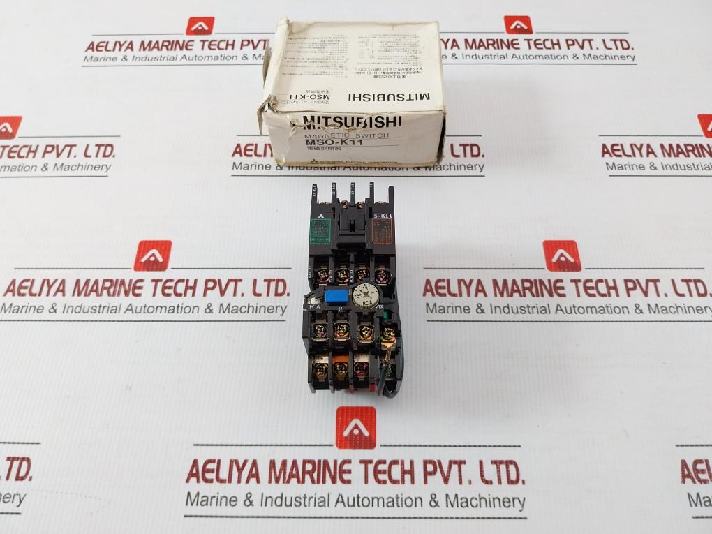 Magnetic Contactor With Thermal Overload Relay Mso-k11 Mitsubishi Electric