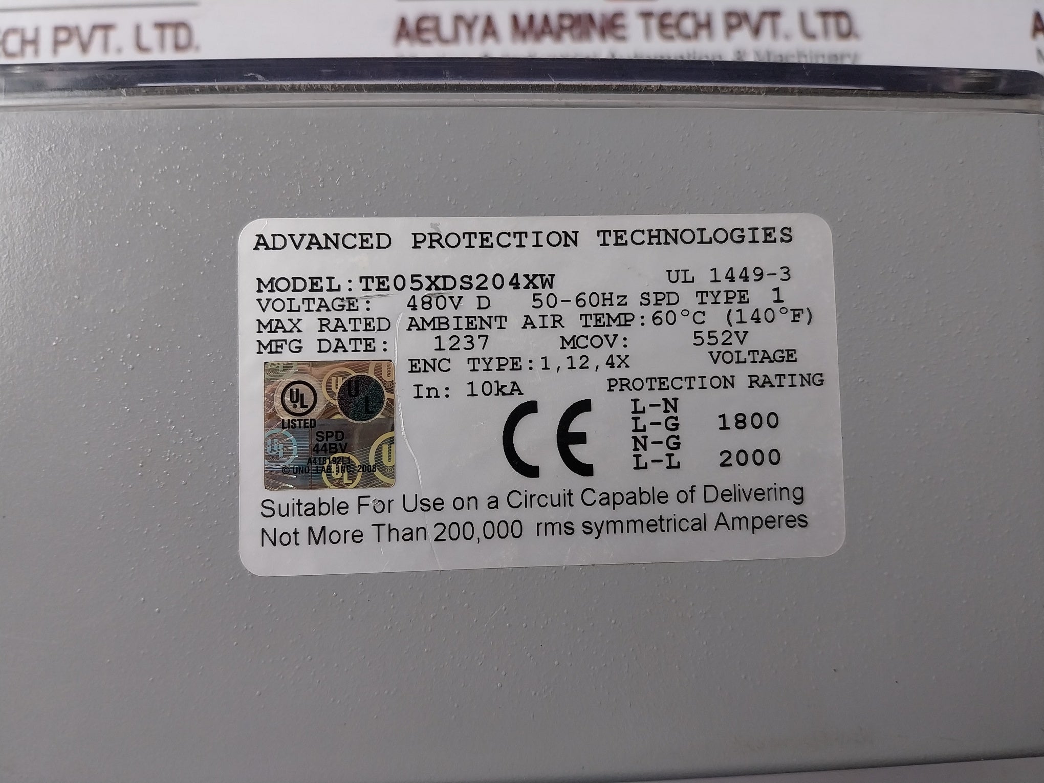 Magney Grande Mgd-series Te05Xds204Xw Surge Protective Device