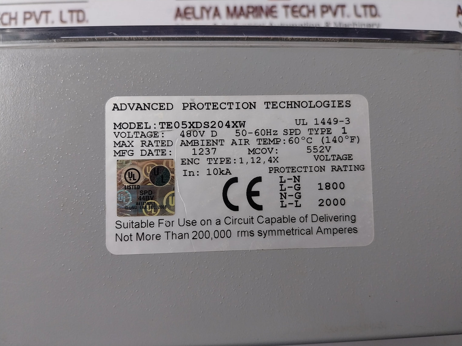 Magney Grande Mgd-series Te05Xds204Xw Surge Protective Device