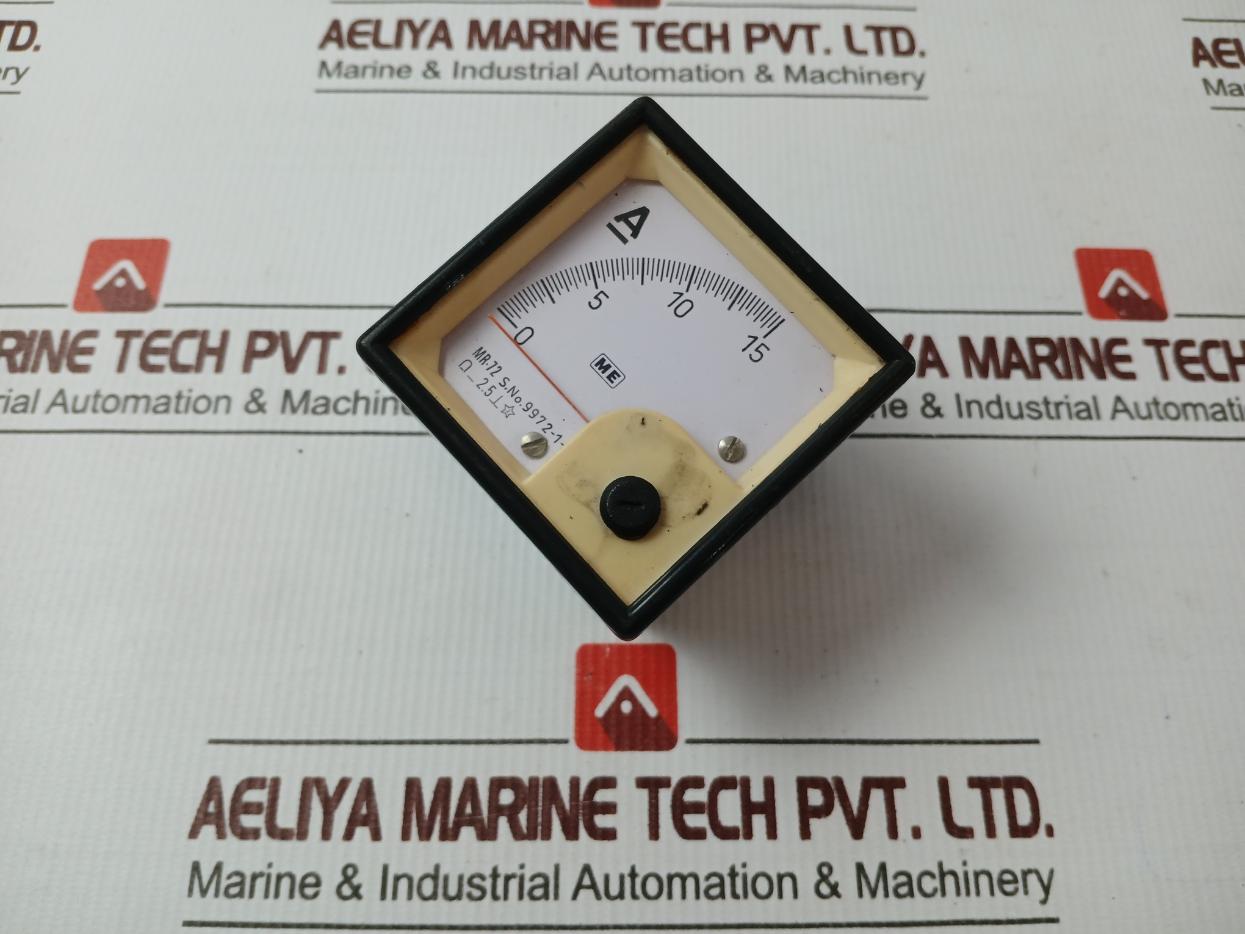 Mahesh Electrical Instruments Mr-72 Analog Ammeter 0-15 A