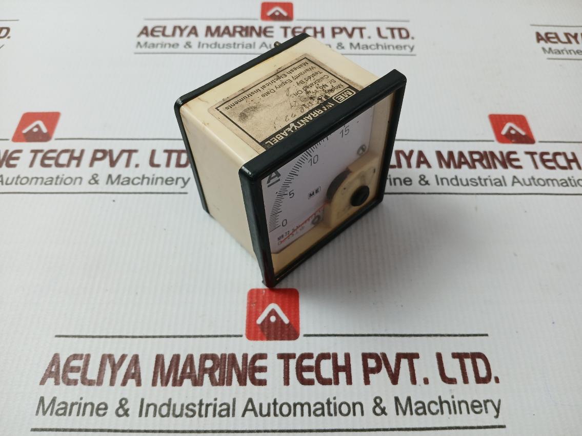 Mahesh Electrical Instruments Mr-72 Analog Ammeter 0-15 A