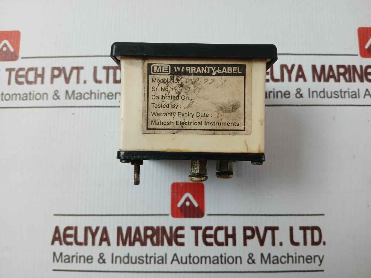Mahesh Electrical Instruments Mr-72 Analog Ammeter 0-15 A