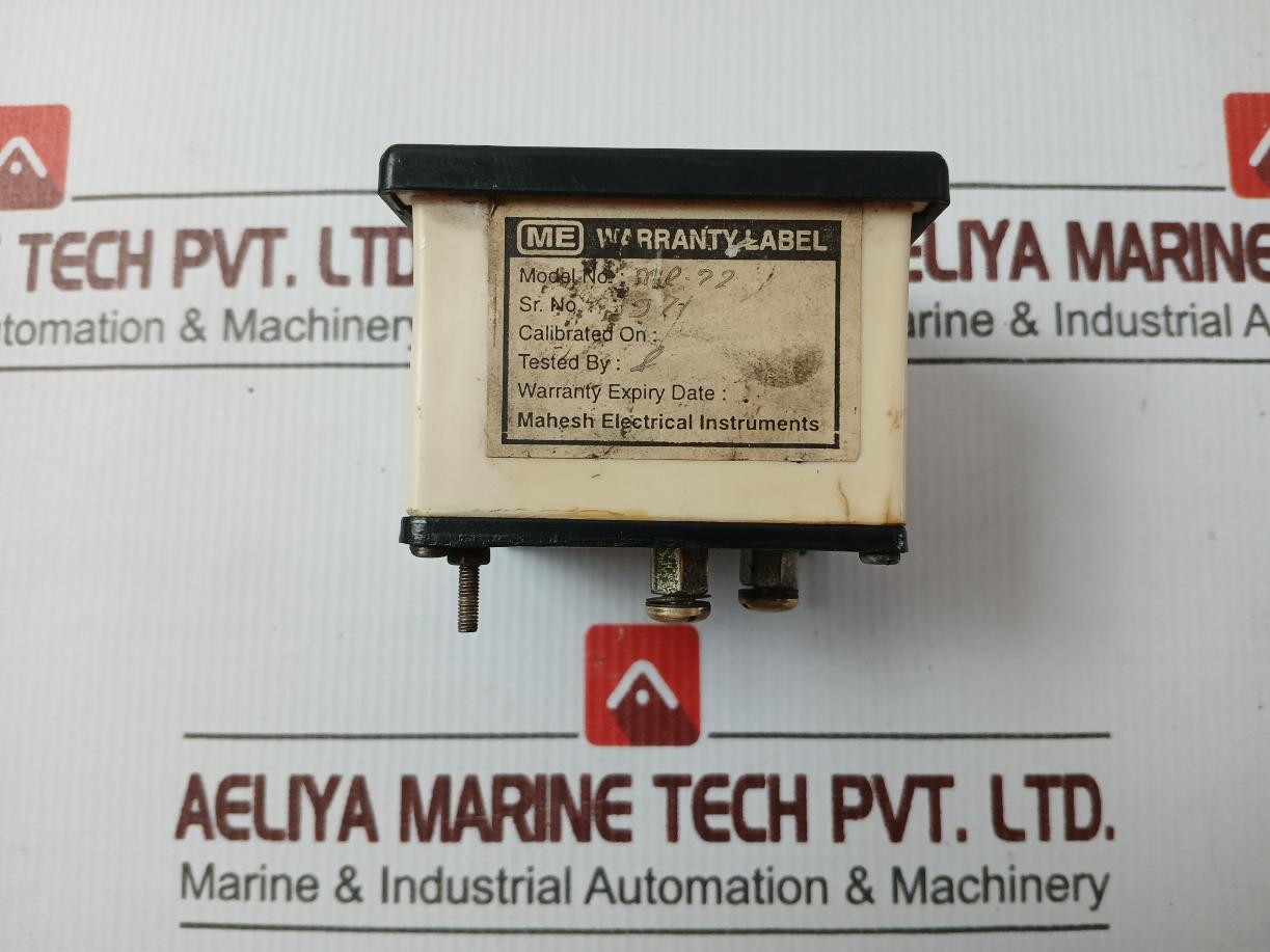 Mahesh Electrical Instruments Mr-72 Analog Ammeter 0-15 A